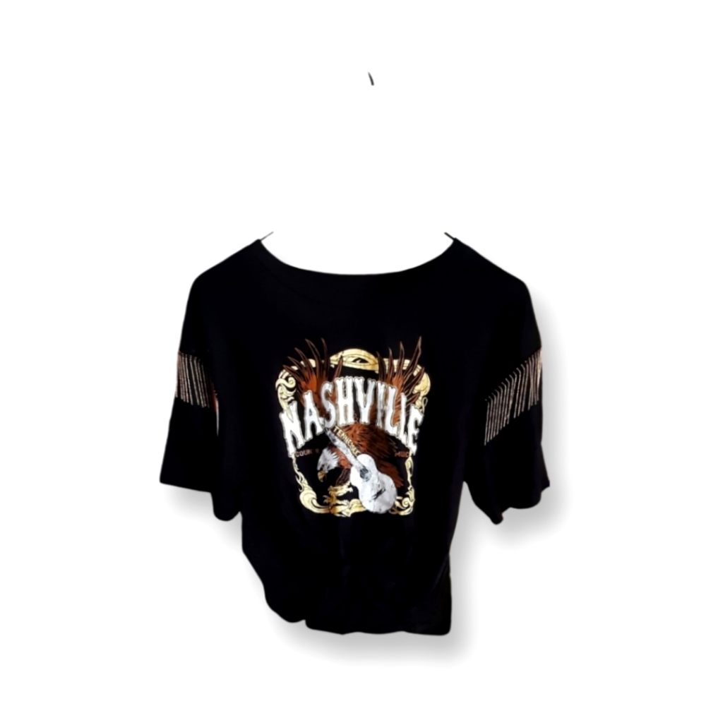 Organic 100% Cotton Distressed T-Shirt